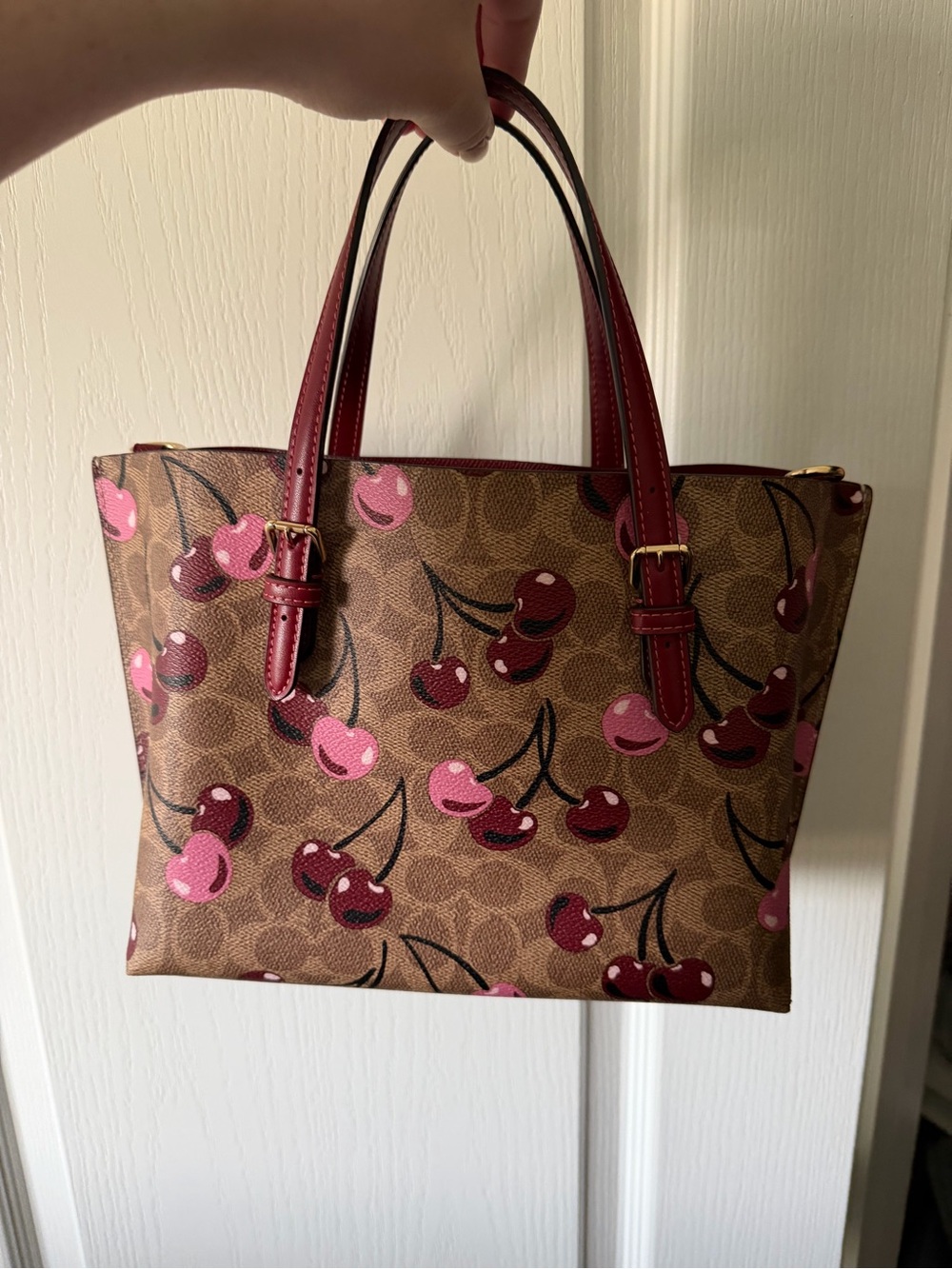 Coach Cherry Mollie 25 tote - Picture 2 of 5